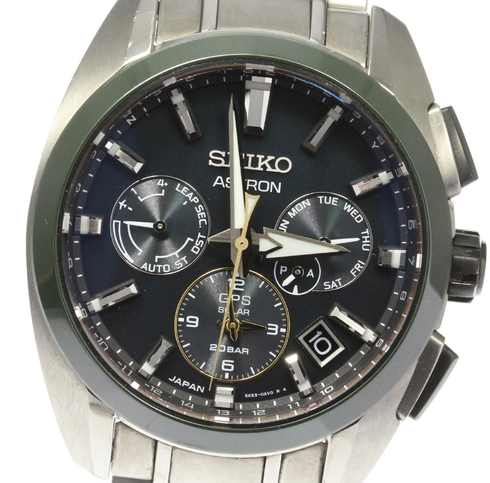 保付き【SEIKO】セイコー アストロン 時の記念日制定100周年記念限定モデル 5X53-0BA0/SBXC071 ソーラー電波 メンズ 【21105】【中古】【ev20】