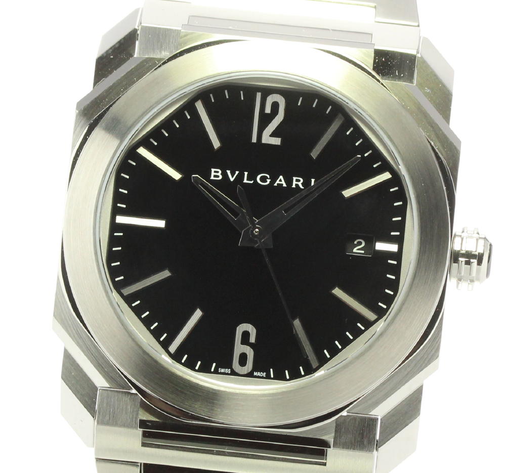 美品★箱・保【BVLGARI】ブルガリ オクト ソロテンポ BGO38S 自動巻き メンズ【中古】