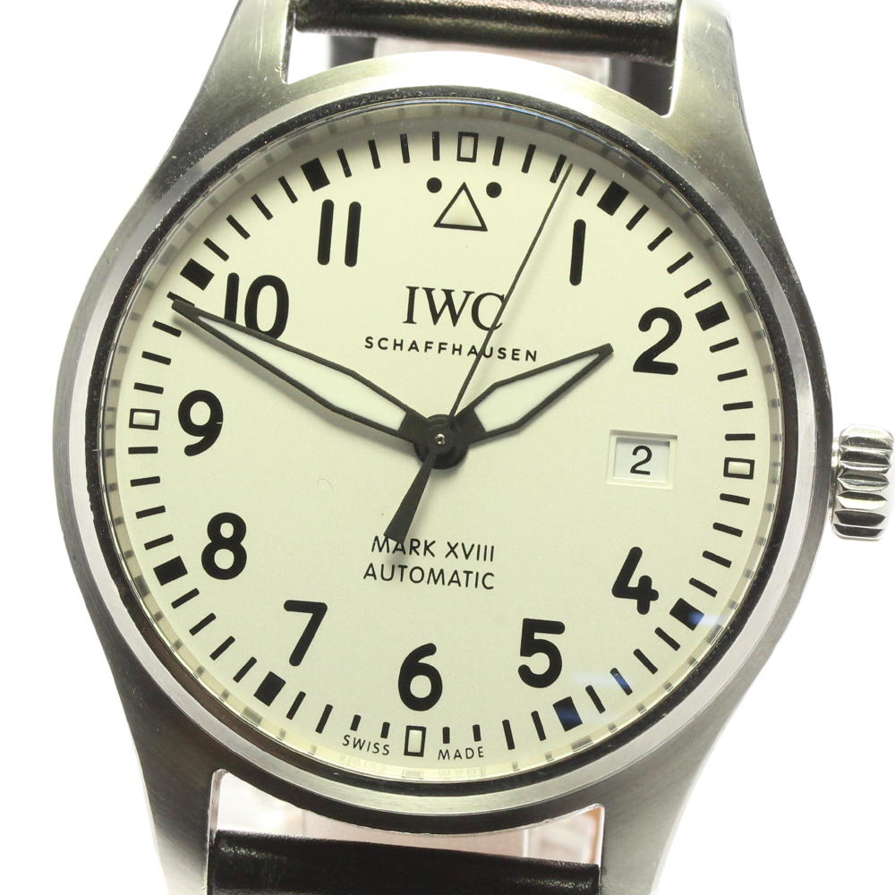 保証書付 Iwc パイロットウォッチ マークxviii Iw 自動巻き メンズ Centralalabamaoic Com