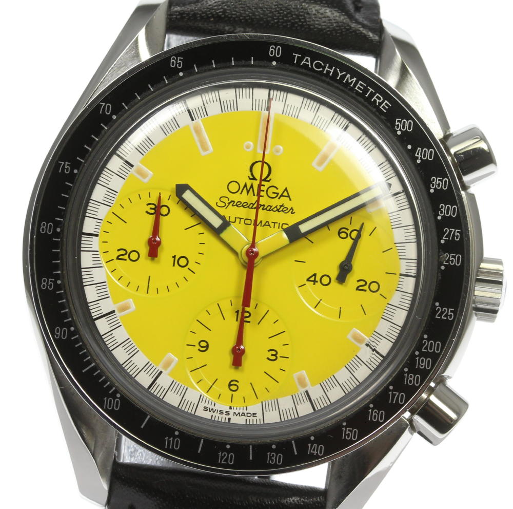 ☆美品【OMEGA】オメガ スピードマスター レーシング シューマッハ 3510.12 自動巻き メンズ【中古】