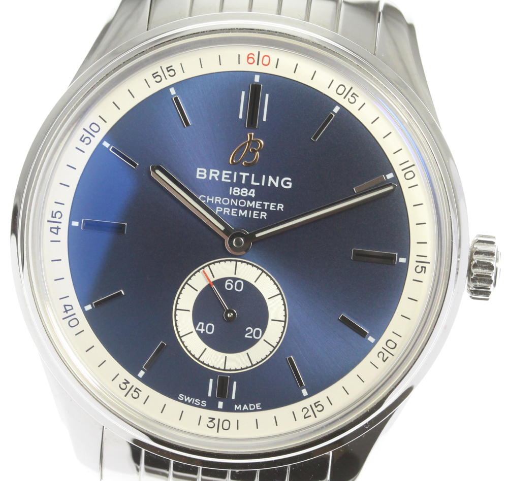 ☆美品 箱・保付【BREITLING】ブライトリング プレミエ オートマティック40 A37340  ...