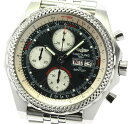 ☆良品【BREITLING】ブライトリング ベントレー GT レーシング クロノグラフ A13363 ...