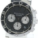 ベルトジャンク☆【BVLGARI】ブルガリ ブルガリブルガリ クロノグラフ BB38SSCH 自動巻 ...