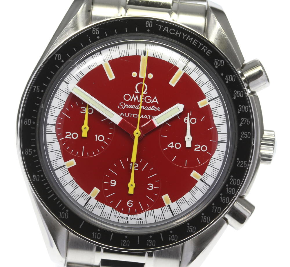 ☆良品【OMEGA】オメガ スピードマスター レーシング シューマッハモデル 3510.61 自動巻き メンズ【中古】