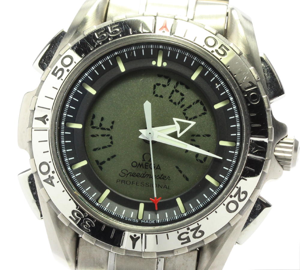 【OMEGA】オメガ スピードマスター プロフェッショナル X-33 3290.50 クォーツ メンズ【中古】