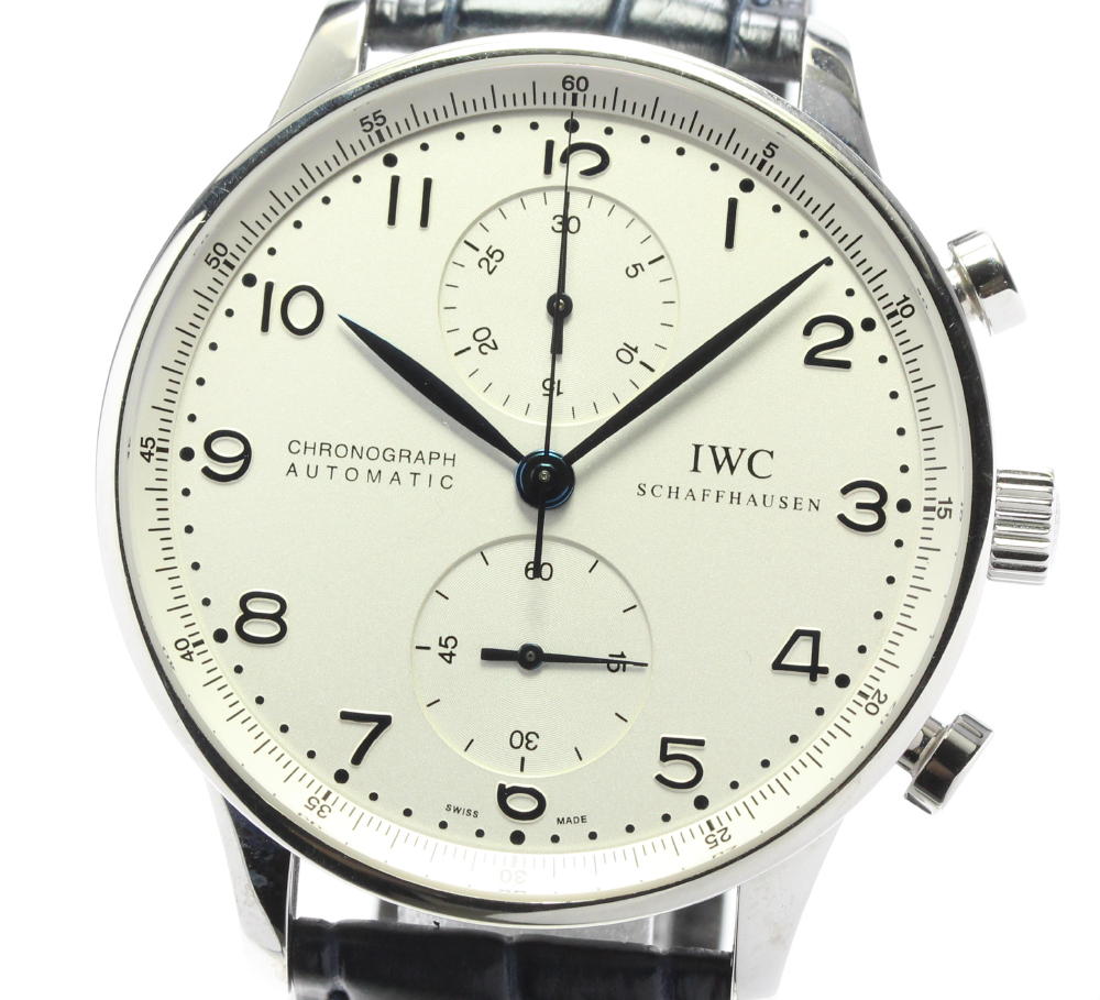 保付き【IWC】ポルトギーゼ クロノグラフ IW371446 自動巻き メンズ【中古】