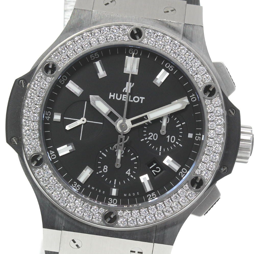 ☆良品 箱保付き【HUBLOT】ウブロ ビッグバン スチール ダイヤモンド 301.SX.1170.RX.1104 cal.HUB4100 自動巻き メンズ【中古】