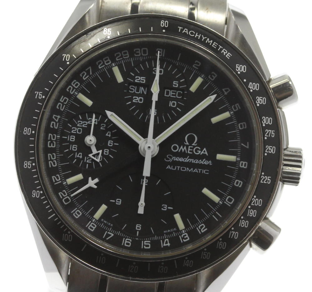 【OMEGA】オメガ スピードマスター マーク40 3520.50 クロノグラフ トリプルカレンダー 自動巻き メンズ【中古】