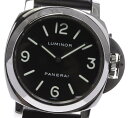 箱付き【PANERAI】パネライ ルミノールベース PAM00112 手巻き メンズ【中古】