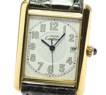 【CARTIER】カルティエ マストタンク クォーツ メンズ【中古】