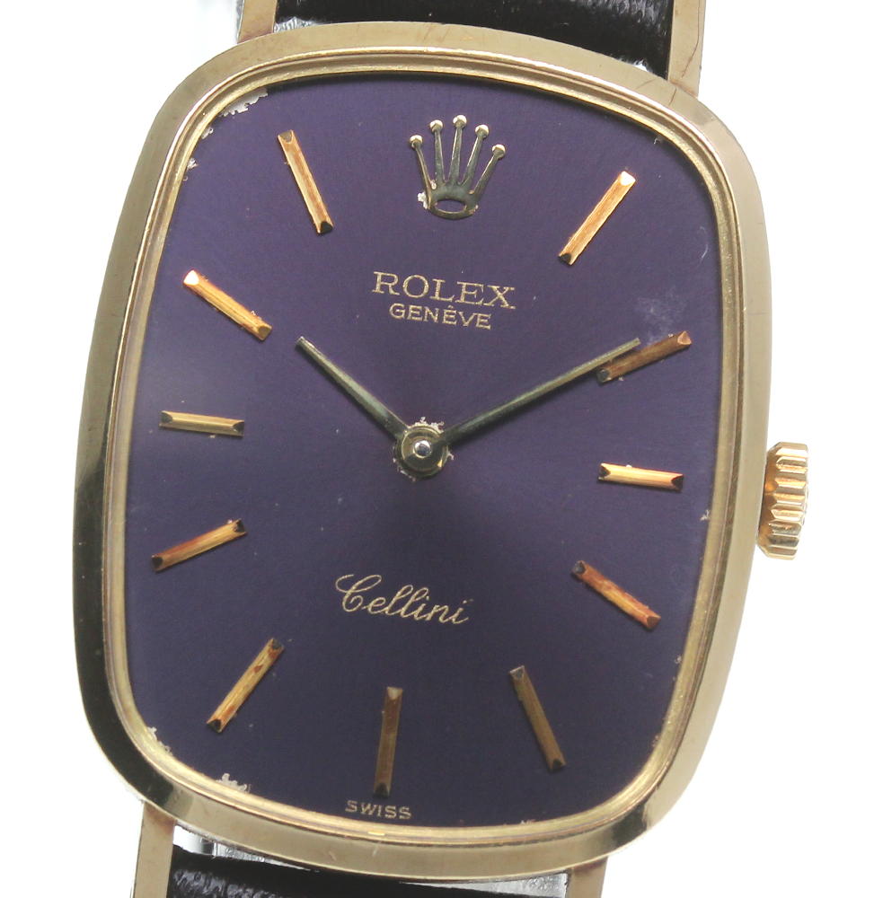 箱保付き【ROLEX】ロレックス K18YG チェリーニ cal.1600 手巻き レディース【中古】