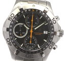 ☆良品 保付き【TAG HEUER】タグホイヤー アクアレーサー CAF2113.BA0809 クロ ...