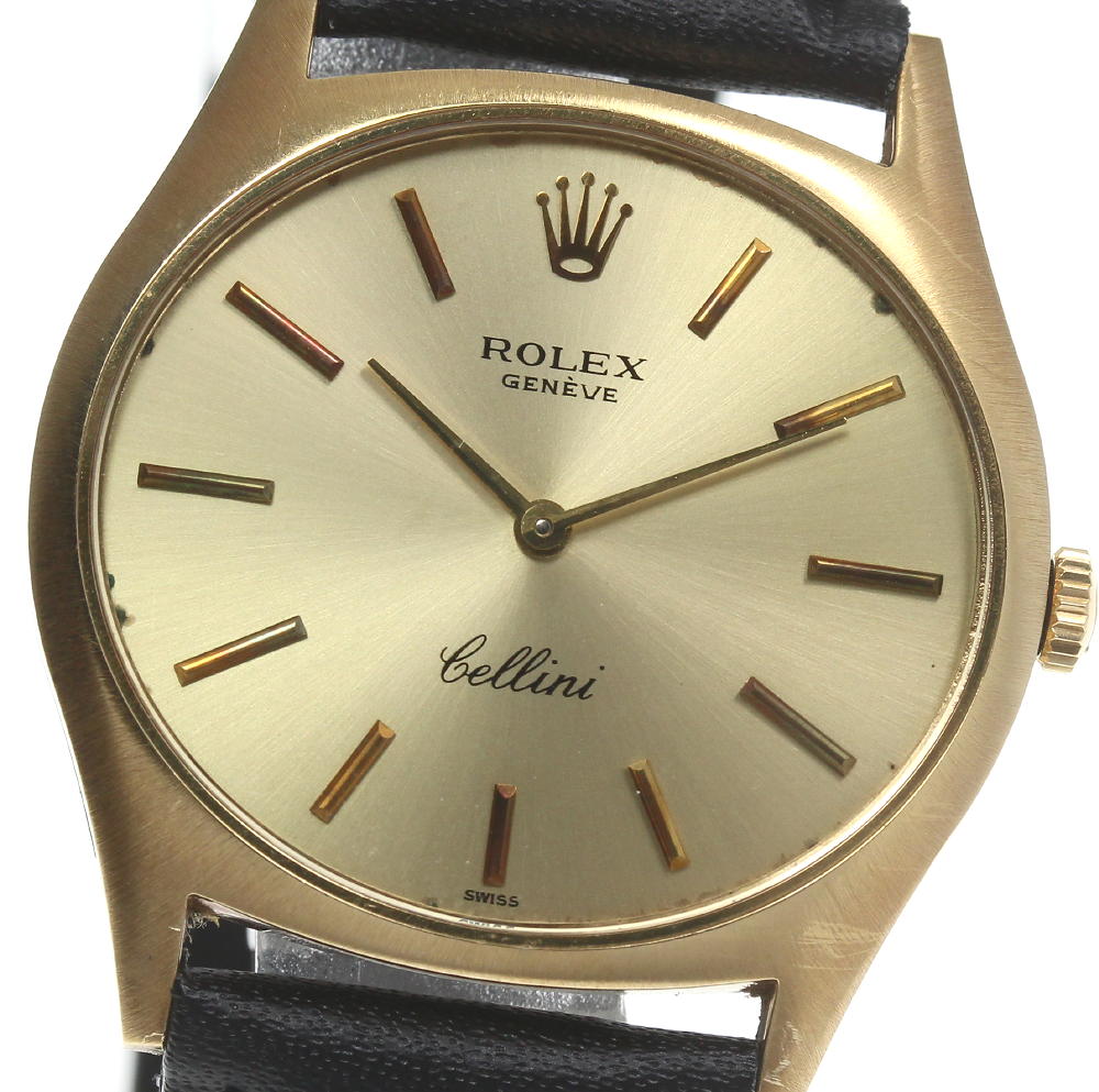 【ROLEX】ロレックス チェリーニ K18YG cal.1600 手巻き メンズ【中古】