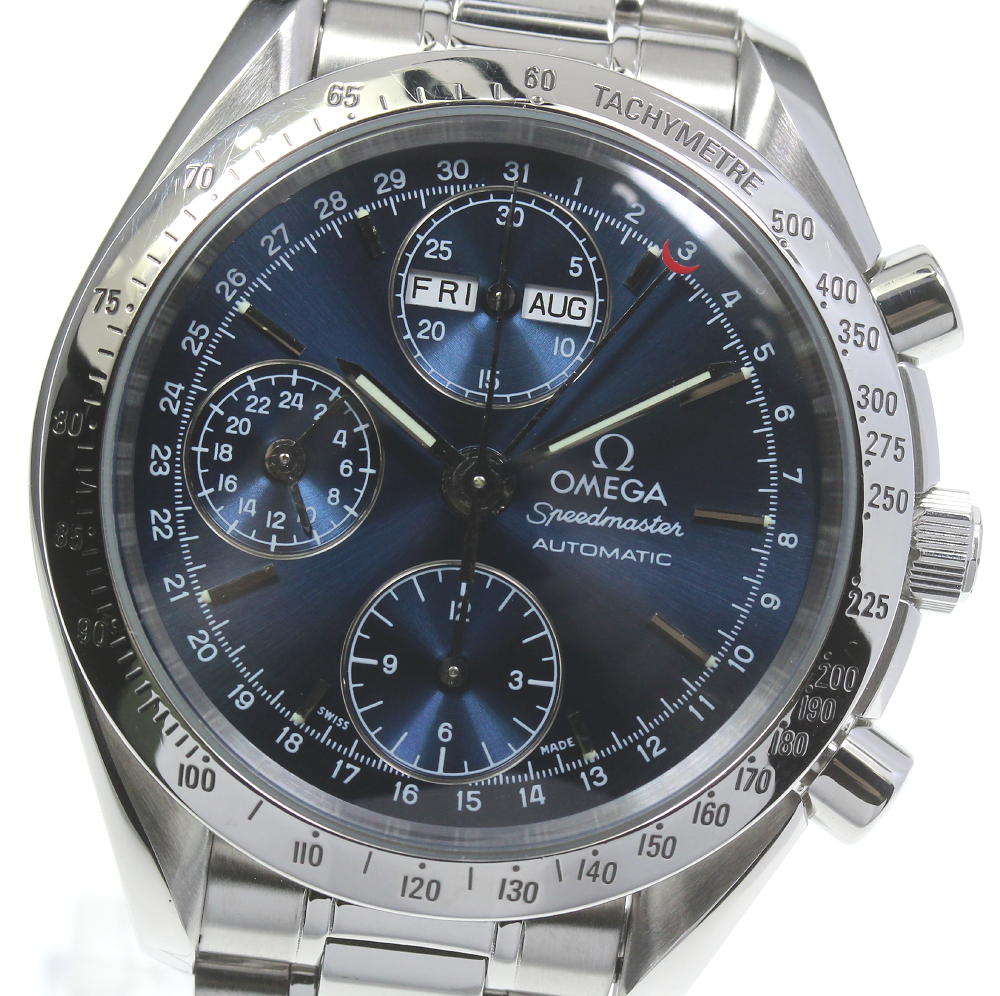 【OMEGA】オメガ スピードマスター クロノグラフ トリプルカレンダー 3521.80 自動巻き メンズ【中古】