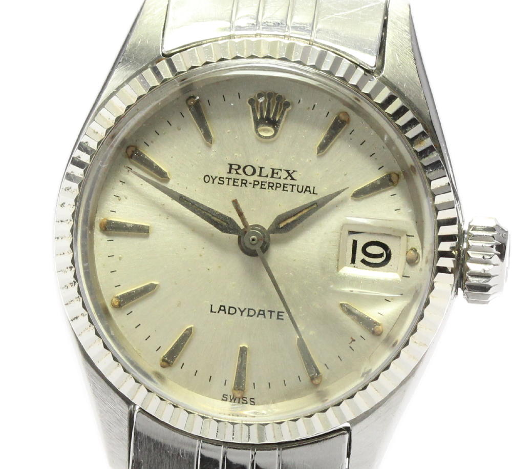 【ROLEX】ロレックス オイスターパーペチュアル デイト 6517 cal.1130 自動巻き レディース【中古】