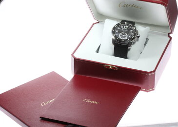 【CARTIER】カルティエ カリブル ドゥ カルティエ ダイバー W7100056 スモールセコンド 自動巻き メンズ【中古】