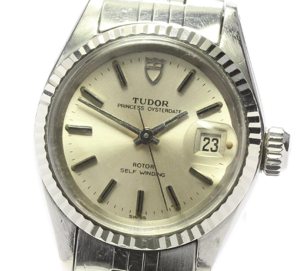 【TUDOR】チュードル プリンセスオイスターデイト 92414 cal.2671 自動巻き レディ ...