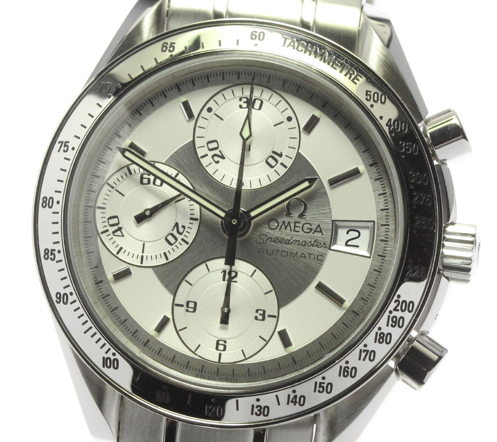 ☆美品【OMEGA】オメガ スピードマスター デイト 3513.30 自動巻き メンズ【中古】【ev10】