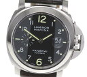 箱、保付き【PANERAI】パネライ ルミノールマリーナ デイト PAM00164 自動巻き メンズ ...