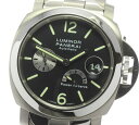 ☆良品【PANERAI】パネライ ルミノール パワーリザーブ デイト PAM00171 自動巻き メ ...