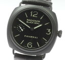 保証書/箱付【PANERAI】パネライ ラジオミール PAM00292 手巻き メンズ【中古】【ev ...