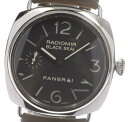 ベルト訳あり・箱保付☆【PANERAI】パネライ ラジオミール ブラックシール PAM00183 手 ...