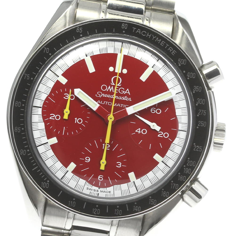 ☆美品【OMEGA】オメガ スピードマスター レーシング シューマッハモデル 3510.61 自動巻き メンズ【中古】