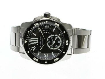 箱保付き ☆良品【CARTIER】カルティエ カリブル ドゥ カルティエ ダイバー W7100057 自動巻き メンズ【中古】