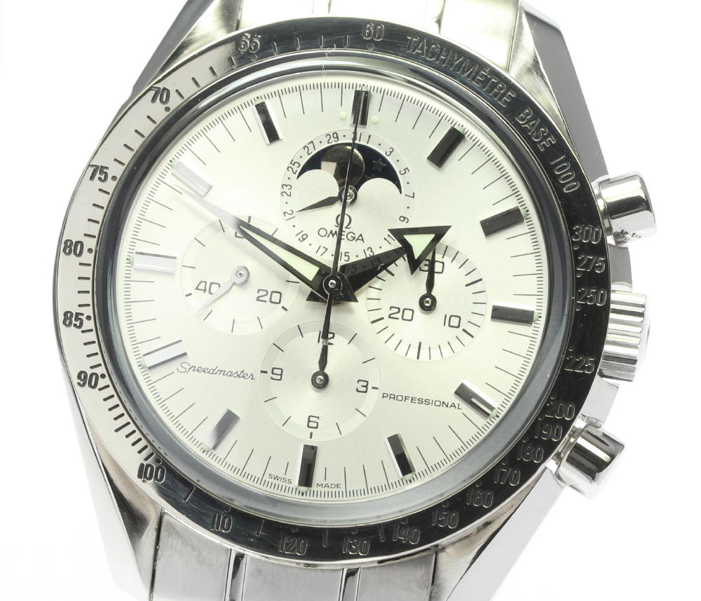 ☆良品【OMEGA】オメガ スピードマスター プロフェッショナル 3575.30 ムーンフェイズ クロノグラフ 手巻き メンズ【中古】