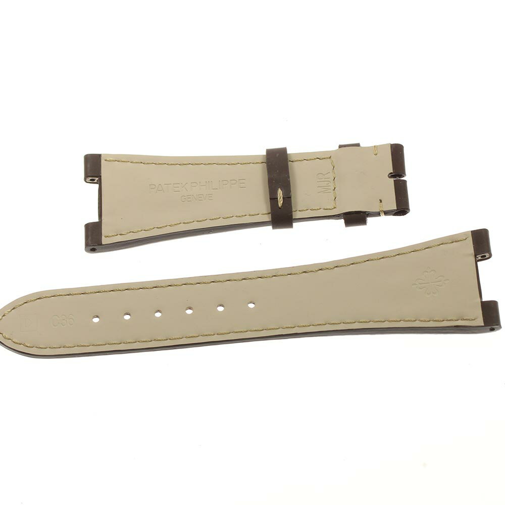 【PATEK PHILIPPE】パテックフィリップ 革ベルト H970.1217.B1T4 ラグ幅25/18mm ブラック メンズ用【中古】【ev20】