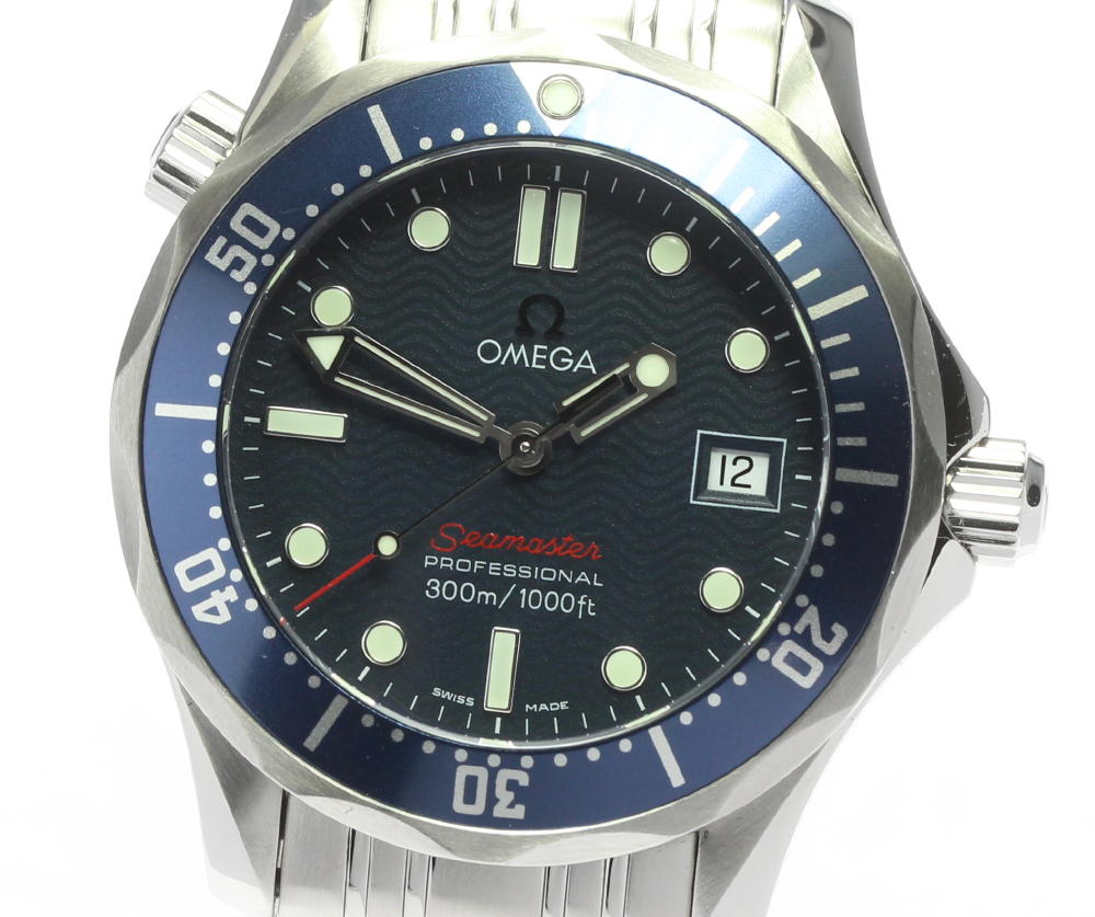 ☆美品【OMEGA】オメガ シーマスター300 2223.80 クォーツ ボーイズ【中古】