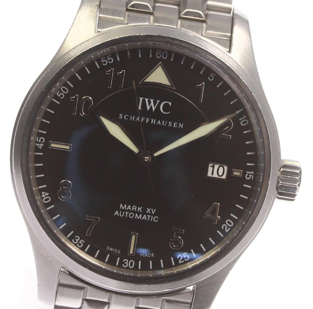 【IWC】パイロットウォッチ スピットファイア マークXV IW325312 デイト 自動巻き メン ...