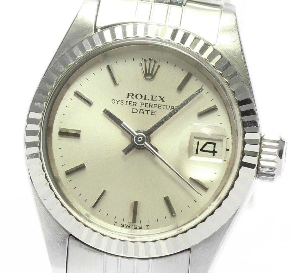 【ROLEX】ロレックス オイスター パーペチュアル デイト 6917 cal.2030 自動巻き レディース【中古】