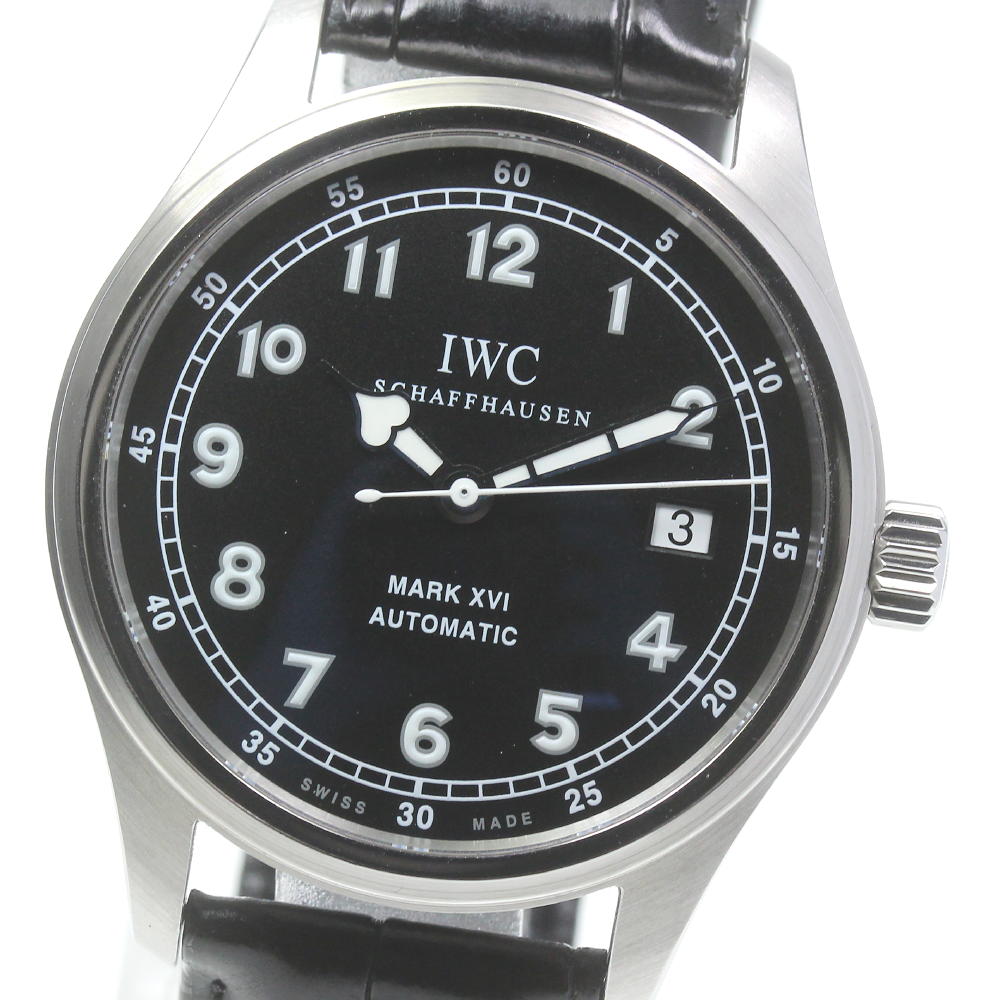 ☆美品・箱保付☆【IWC】パイロット・ウォッチ マークXVI IW325516 日本350本限定 自 ...