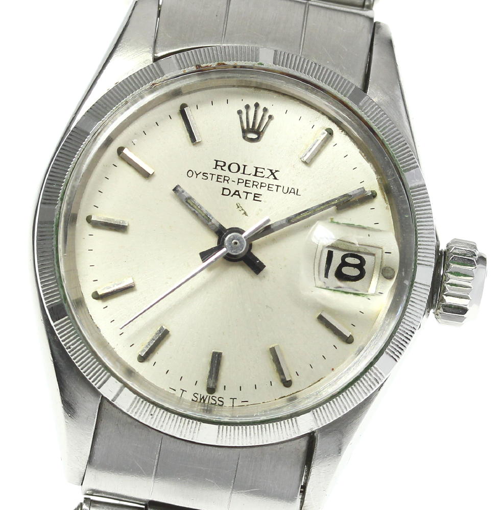 【ROLEX】ロレックス オイスターパーペチュアル デイト 6519 cal.1161 自動巻き レディース【中古】