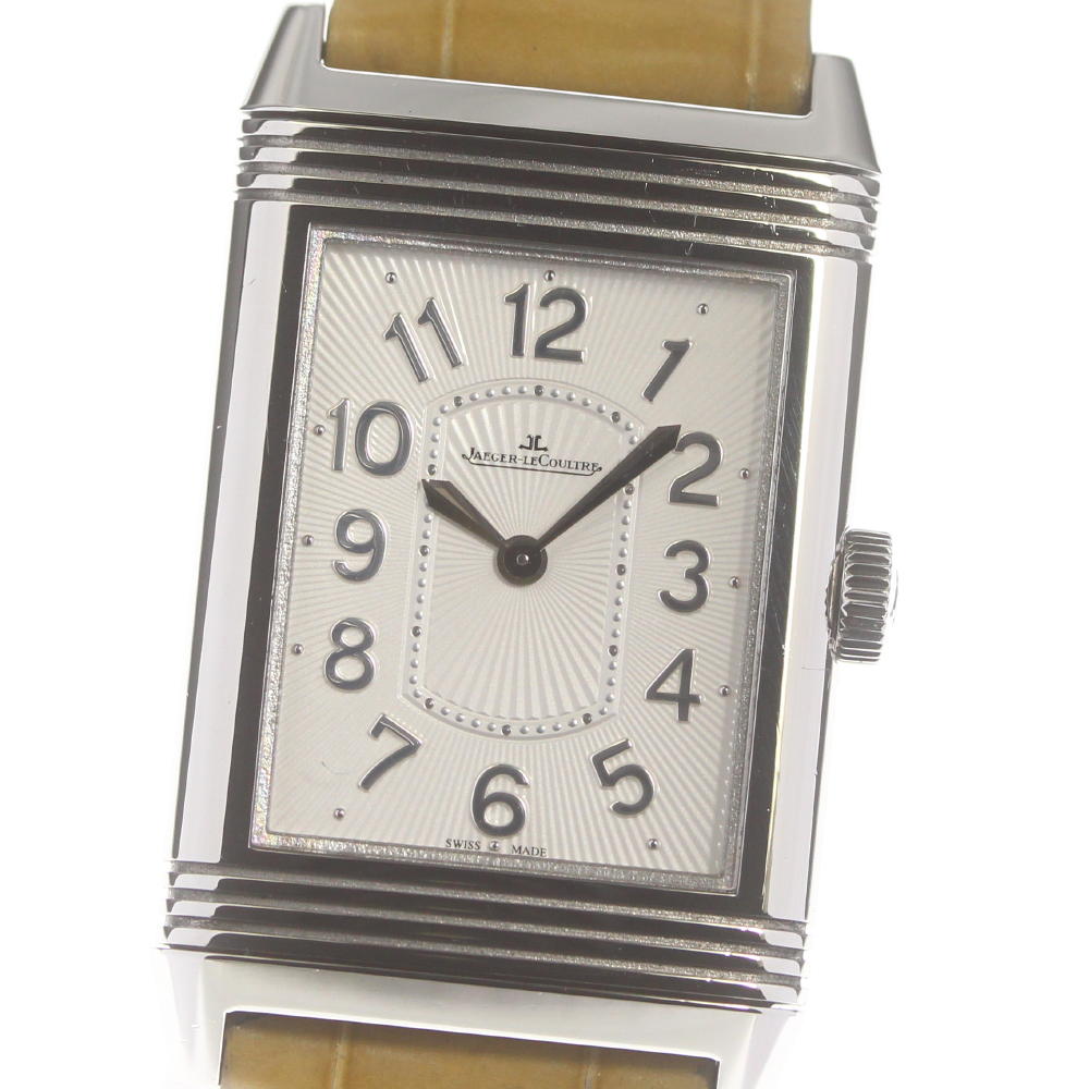 ☆良品【JAEGER-LECOULTRE】ジャガー・ルクルト レベルソ クラシック 268.8.47 クォーツ レディース【中古】