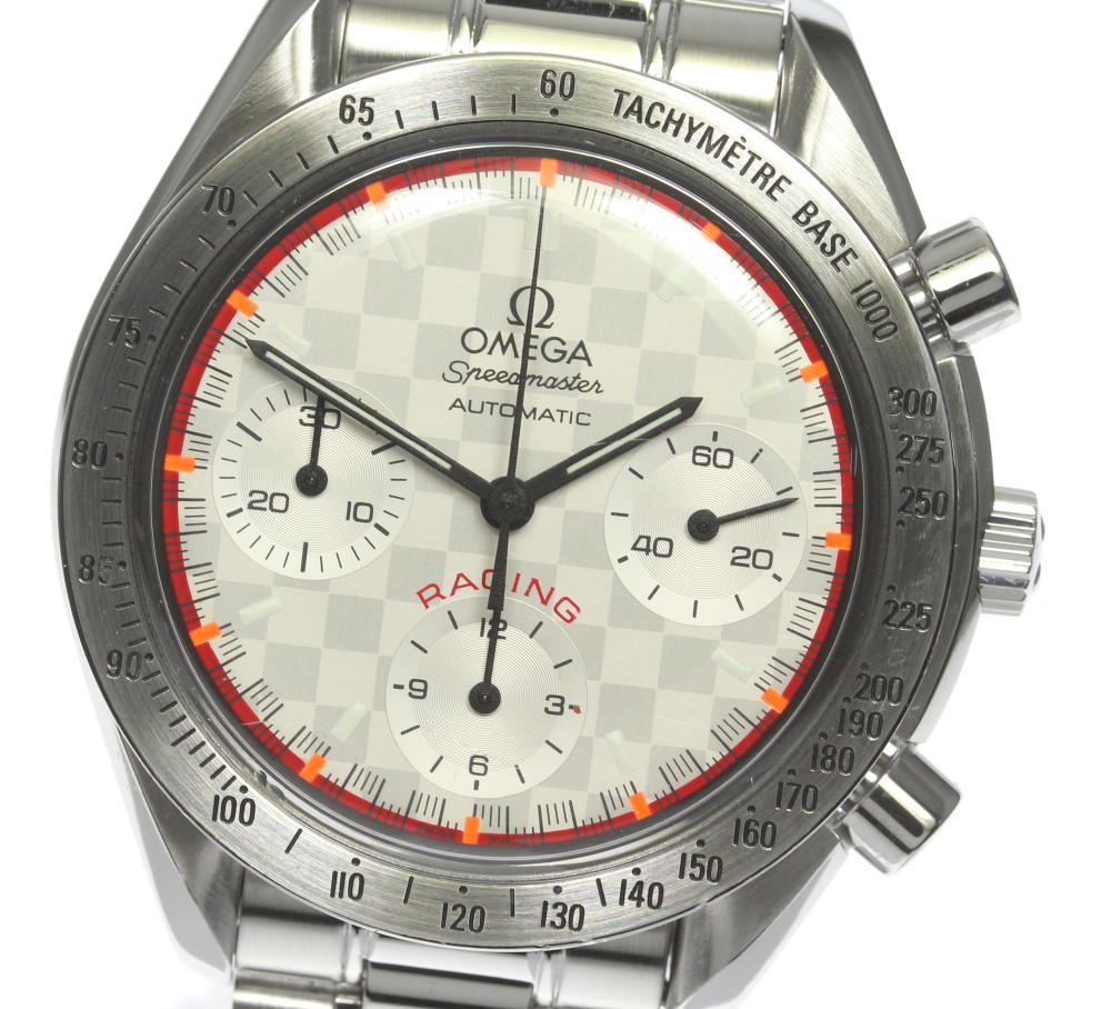 ☆良品【OMEGA】オメガ スピードマスター レーシング シューマッハ 3517.30 4000本限定 自動巻き メンズ【中古】