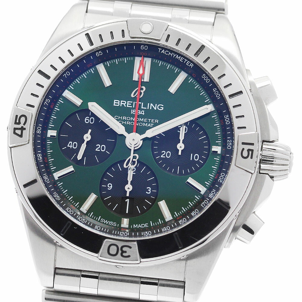 ブライトリング BREITLING AB0134 クロノマット ベントレー デイト 自動巻き メンズ 良品 箱・保証書付き_619056【中古】