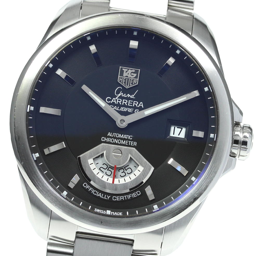良品★箱・保【TAG HEUER】タグホイヤー グランドカレラ キャリバー6 WAV511A.BA0 ...