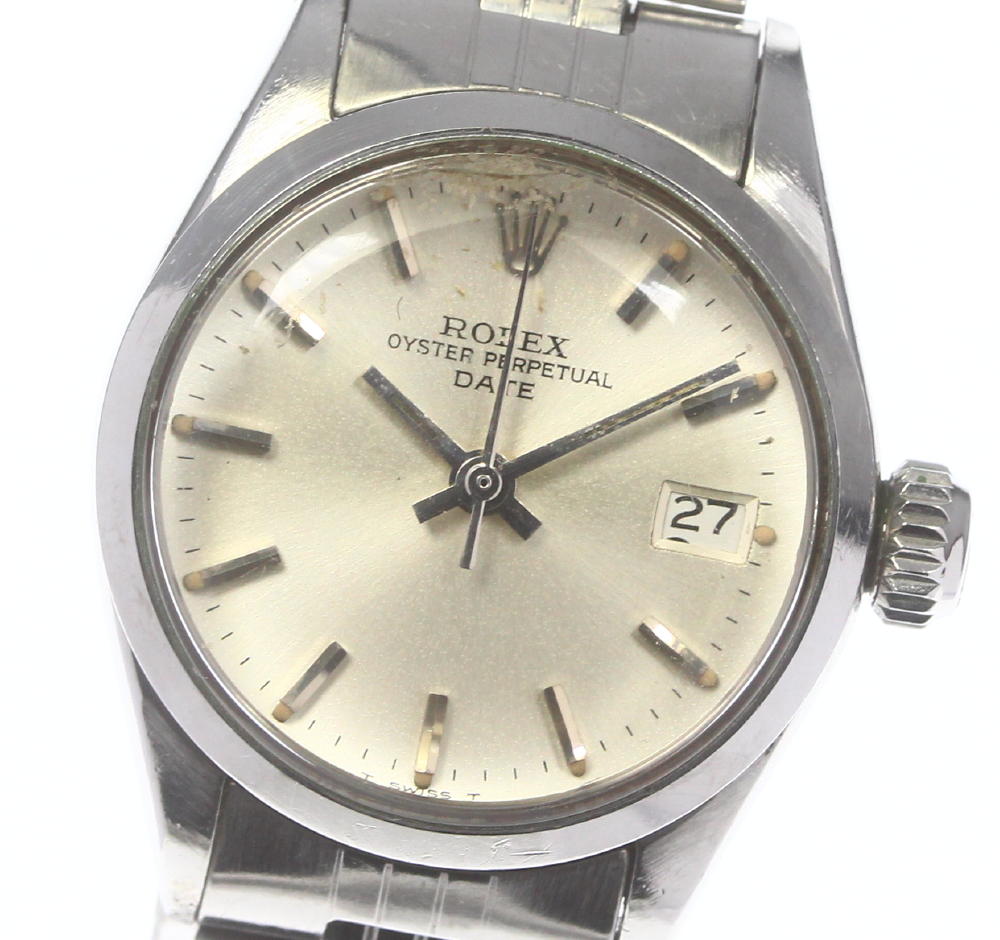 【ROLEX】ロレックス オイスター パーペチュアル デイト 6519 cal.1161 自動巻き レディース【中古】