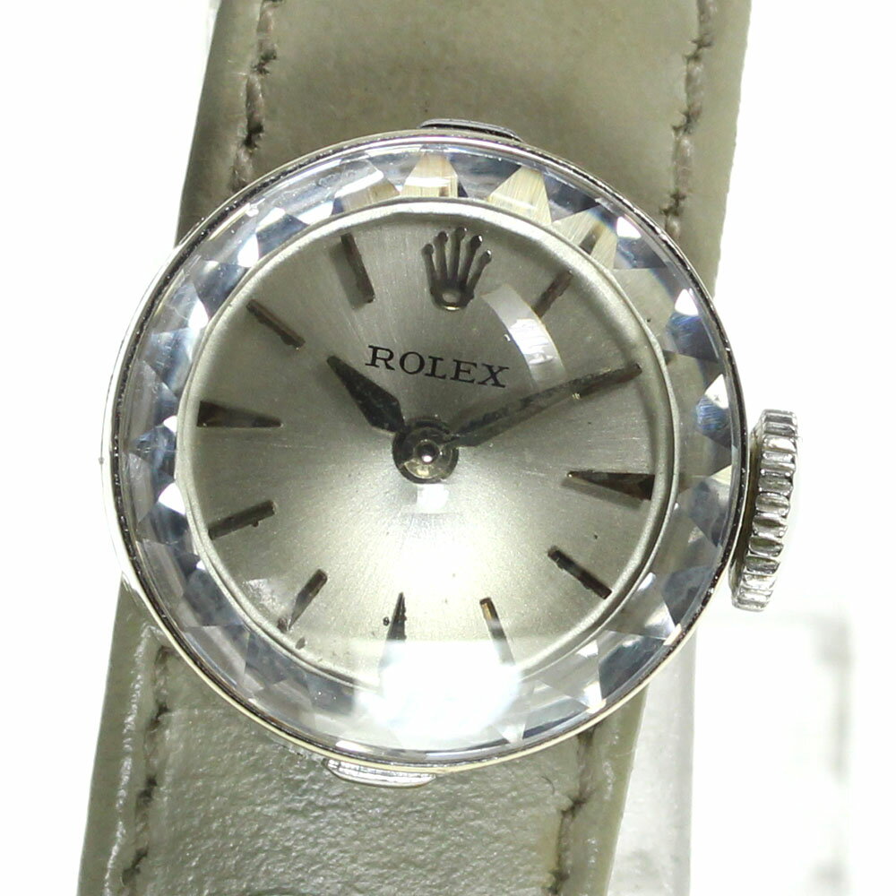 ☆良品【ROLEX】ロレックス カメレオン K18WG 手巻き レディース【中古】