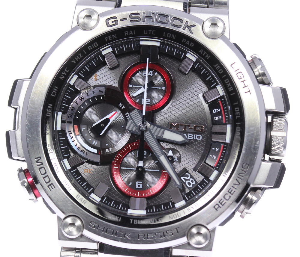 箱保付き 【CASIO】カシオ G-SHOCK MT-G MTG-B1000-1AJF/5544 ソーラー電波 メンズ【中古】