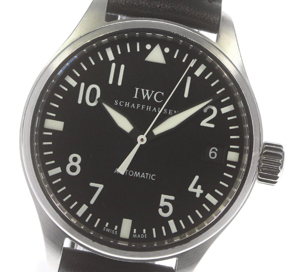 【IWC SCHAFFHAUSEN】IWC パイロット ウォッチ マークXVI IW325601 自 ...