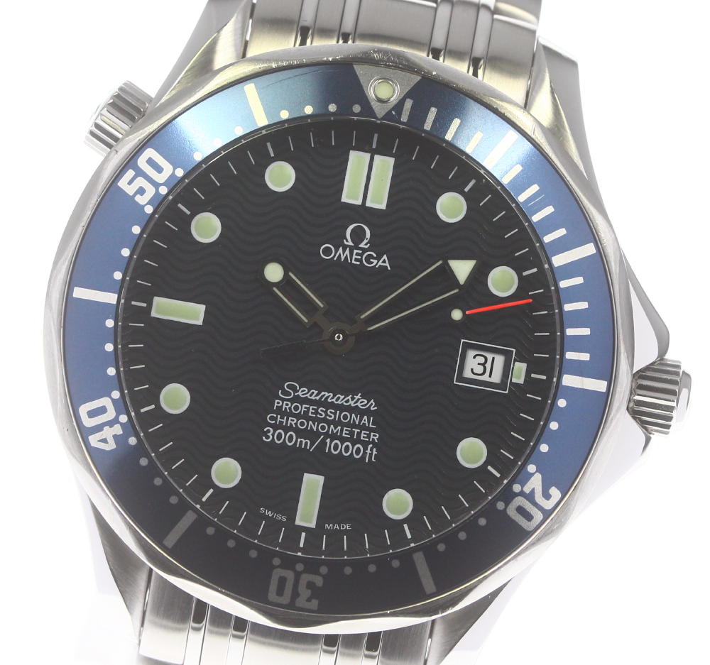 ☆良品【OMEGA】オメガ シーマスター300 プロフェッショナル デイト 2531.80 自動巻き ...