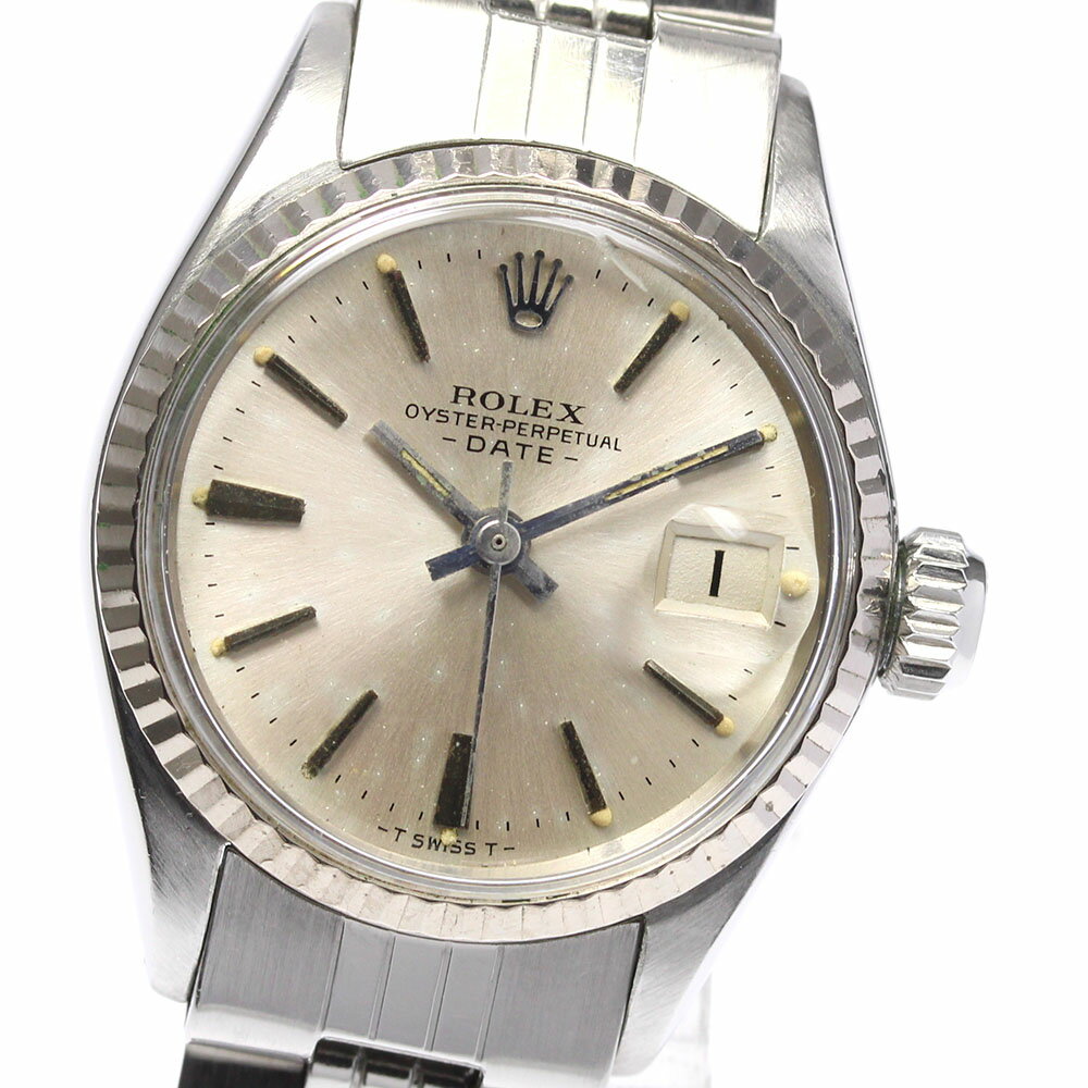 ☆訳あり【ROLEX】ロレックス オイスターパーペチュアル デイト 6517 cal.1160 自動巻き レディース【中古】