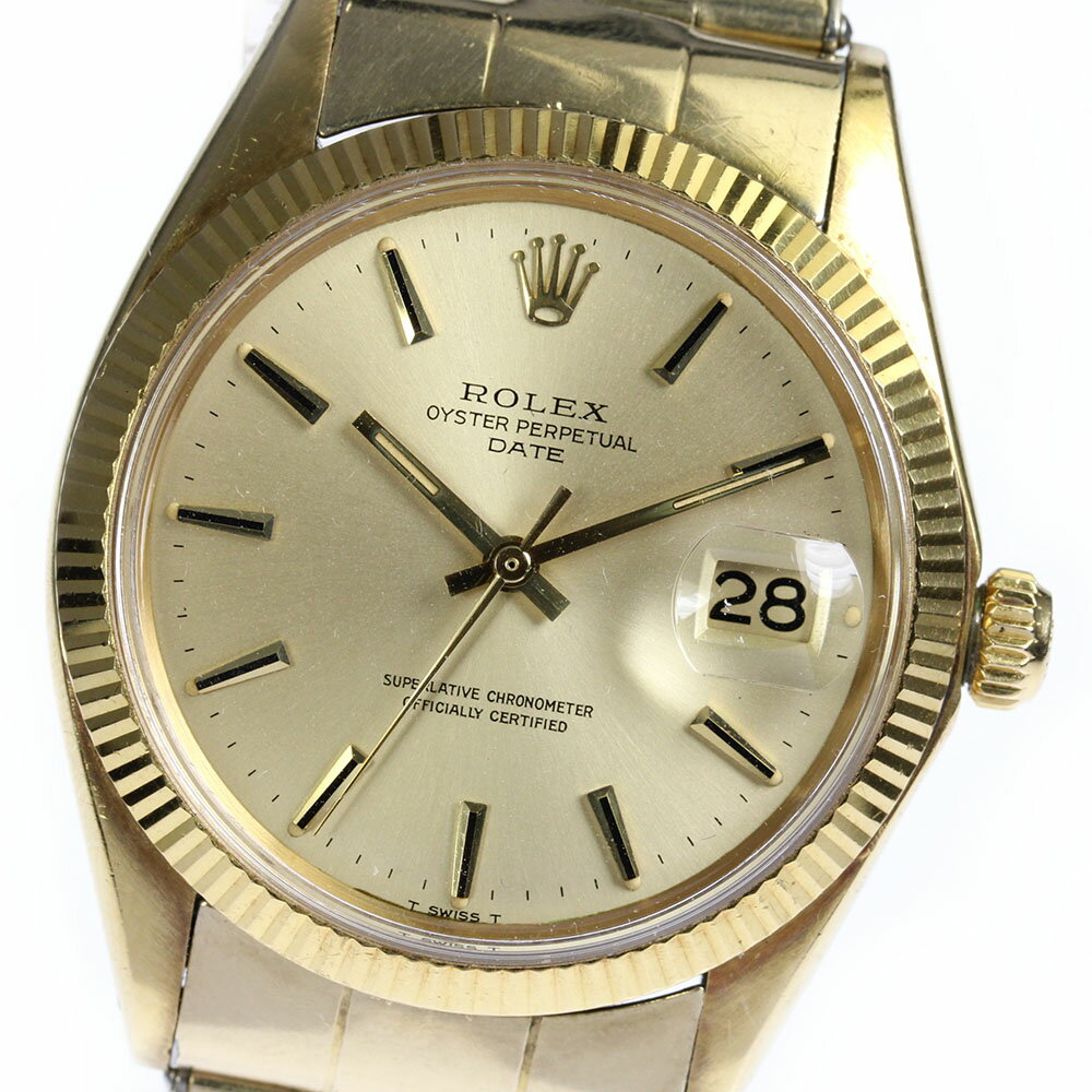 【ROLEX】ロレックス オイスター パーペチュアル デイト 1503 cal.1570 自動巻き メンズ【中古】