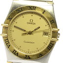 【OMEGA】オメガ コンステレーション YGベゼル ハーフバー クォーツ メンズ【中古】