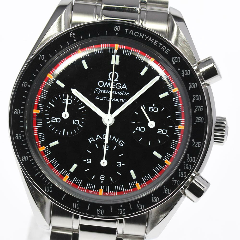 ☆良品【OMEGA】オメガ スピードマスター レーシング シューマッハモデル 6000本限定 3518.50 自動巻き メンズ【中古】