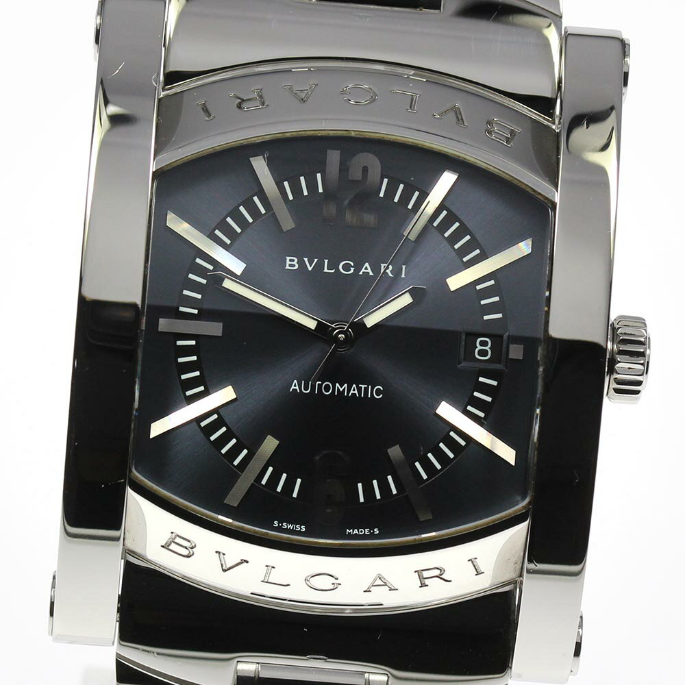 ☆美品【BVLGARI】ブルガリ アショーマ デイト AA48S 自動巻き メンズ【中古】