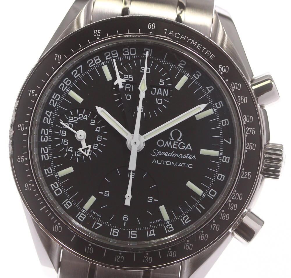 【OMEGA】オメガ スピードマスター クロノグラフ トリプルカレンダー 3520.50 自動巻き メンズ【中古】